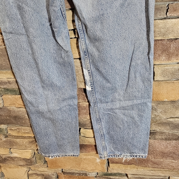 Levi's Vintage Orange Tag Upcycled High Waist 550 Relaxed Fit Jeans size 34 - Picture 10 of 11